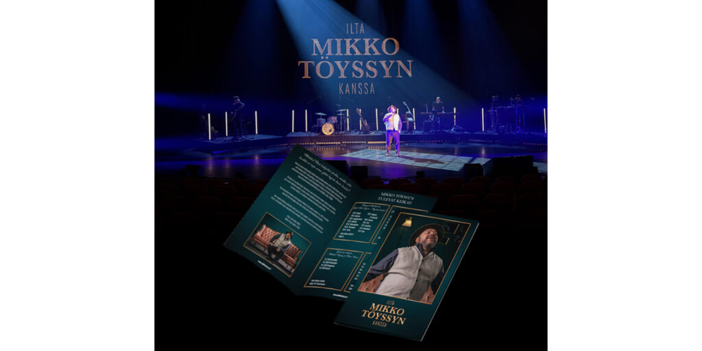 Ilta Mikko Toyssyn kanssa -logo ja käsiohjelma